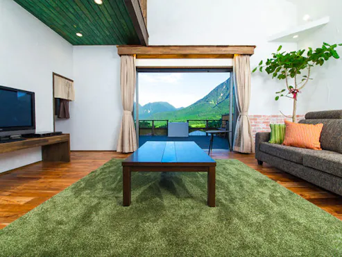 ห้องนั่งเล่น O-heya ฝั่งนั้น