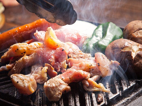 การย่างด้วยถ่าน - ตัวอย่างหนึ่ง