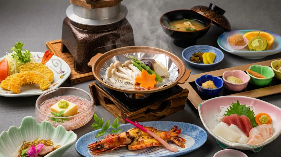 Fugu Cuisine and Live Fish Cuisine Inn Yamani Ryokan