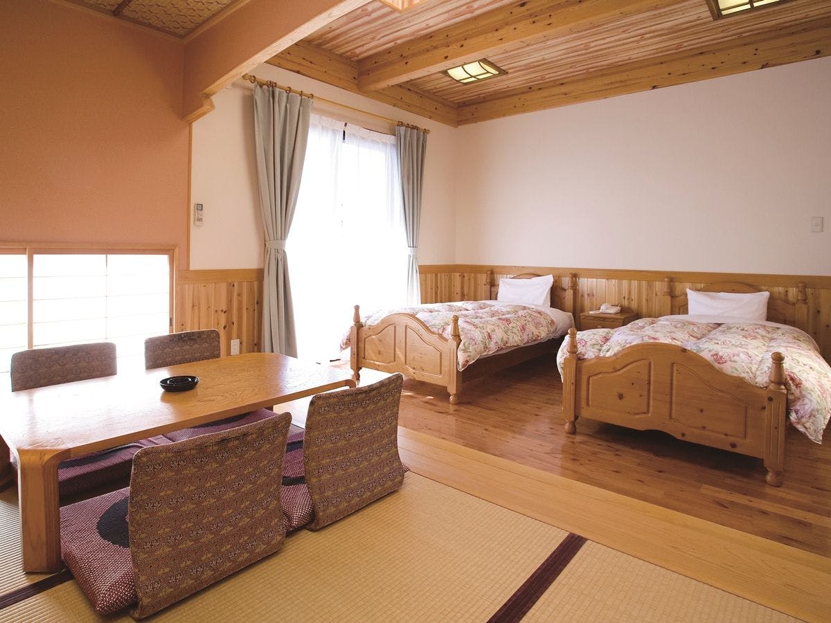 *ห้องพักสไตล์ญี่ปุ่นและตะวันตกในอาคารเสริม