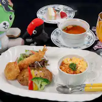 #幼児夕食 家族全員でお食事時間を満喫♪