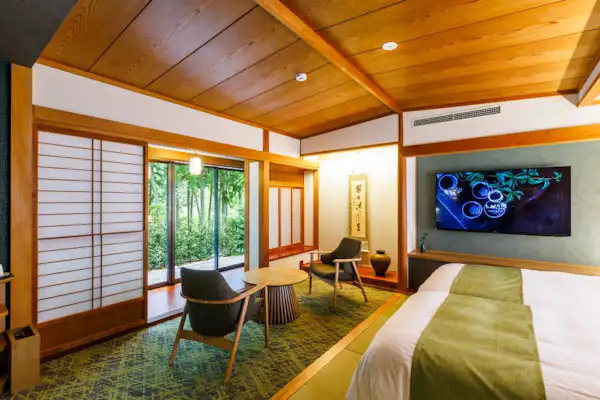 ห้องทวินซิกเนเจอร์【พรีเมียม】พร้อมอ่างอาบน้ำกลางแจ้ง
