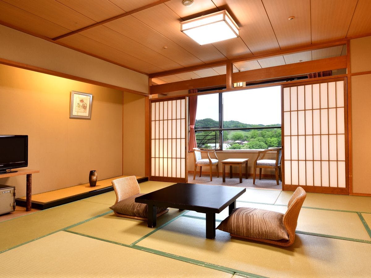 Kamar bergaya Jepang untuk bersantai.