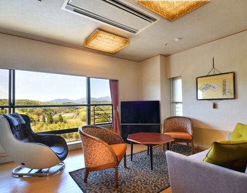 最上階客室「浪漫亭」特別室‐那岐の間寝室