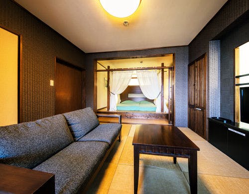 バリ風露天風呂付客室