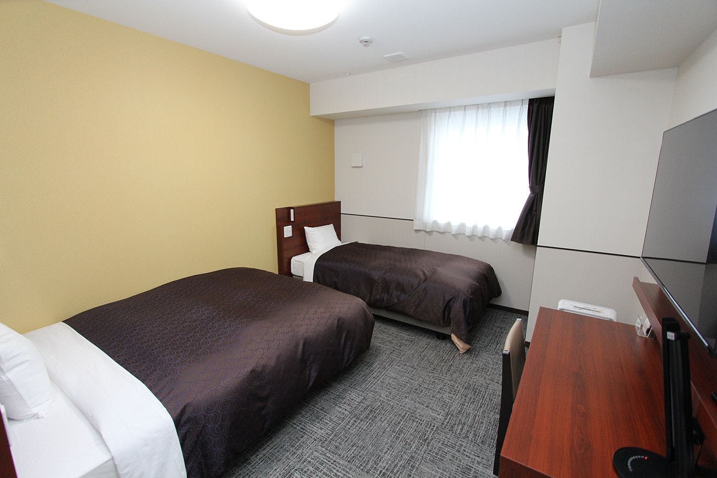 ホテル1-2-3福山 - 禁煙ファミリールームプラン（ダブルベッド1台