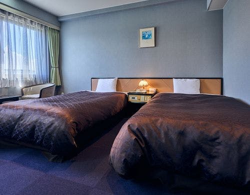 22.5平米／セミダブルベッド×2