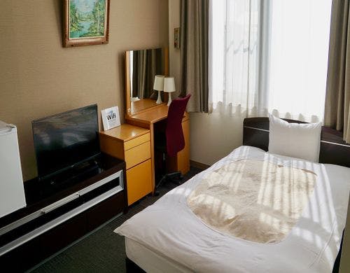 ユニットバスがついたシングルルームです