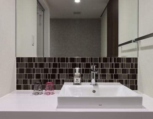 デラックスツインルーム　洗面台