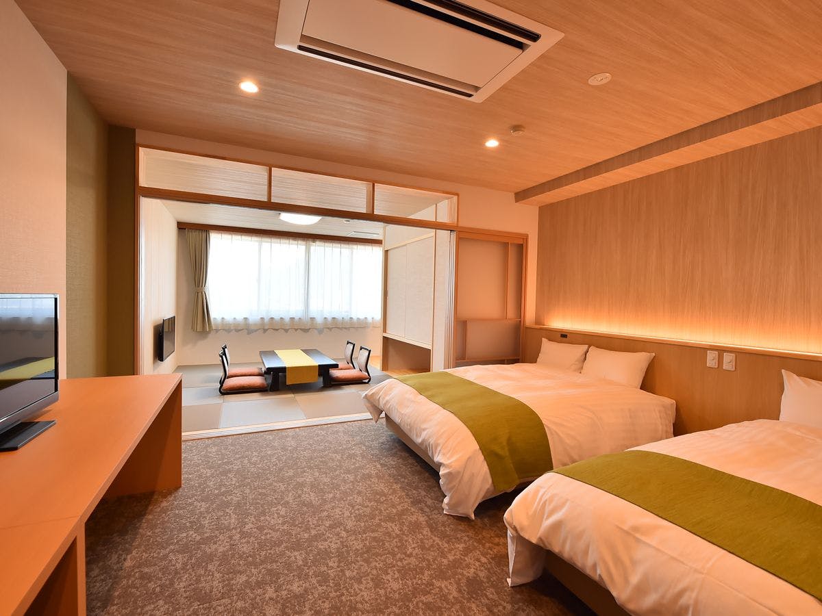 ตัวอย่างห้องพักสไตล์ญี่ปุ่น-ตะวันตกที่ปรับปรุงใหม่