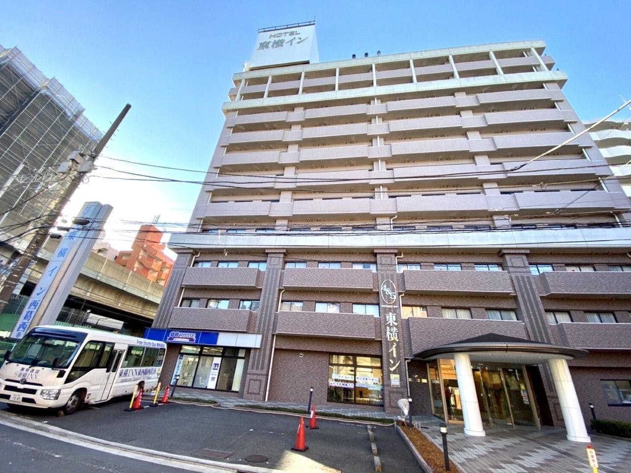 東横イン 東西線西葛西 西葛西駅から徒歩1分のホテル 6300円より 朝食無料 ディズニーリゾートまで無料送迎バス運行 東京都 デゴイチよく走る Sl沿線宿泊情報