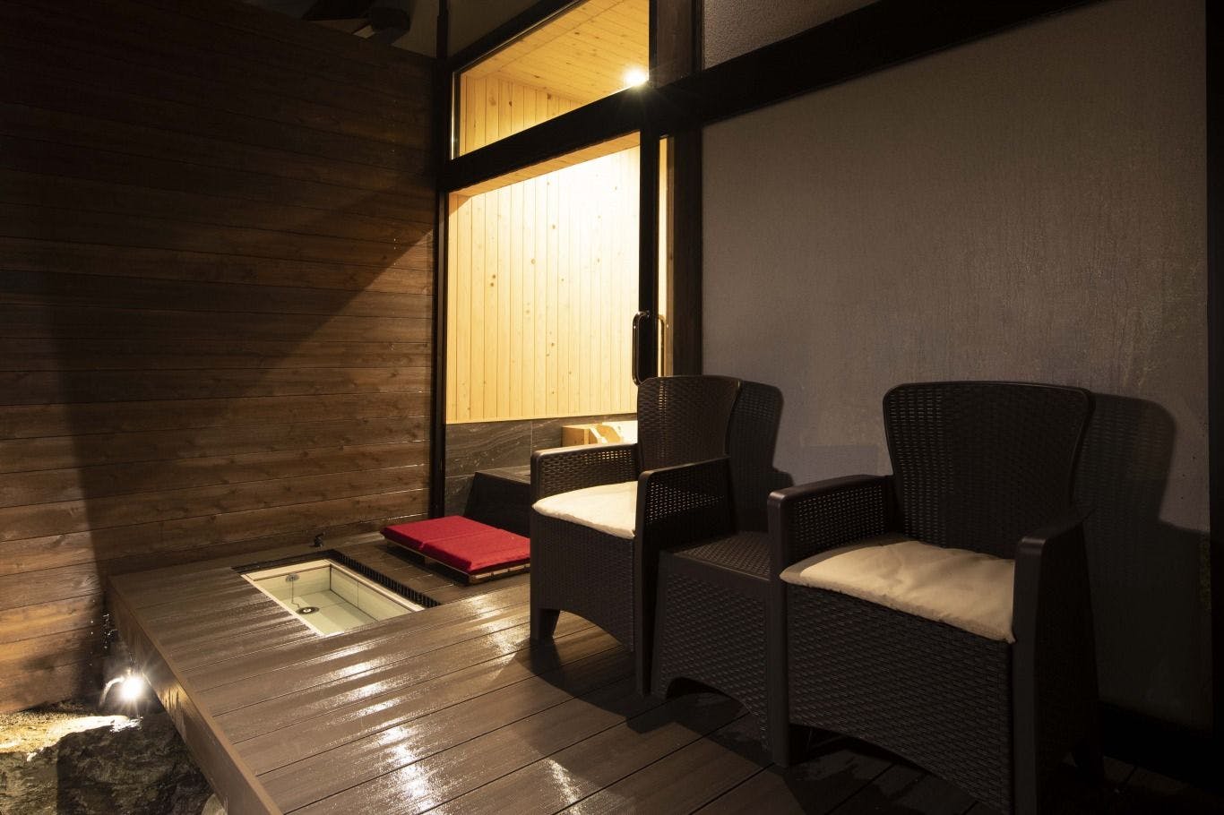 ห้องพักพร้อมอ่างอาบน้ำกลางแจ้ง Kusamakura พร้อมอ่างแช่เท้า