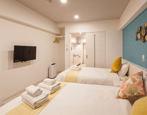 【全室共通】加湿機能付き空気洗浄機完備