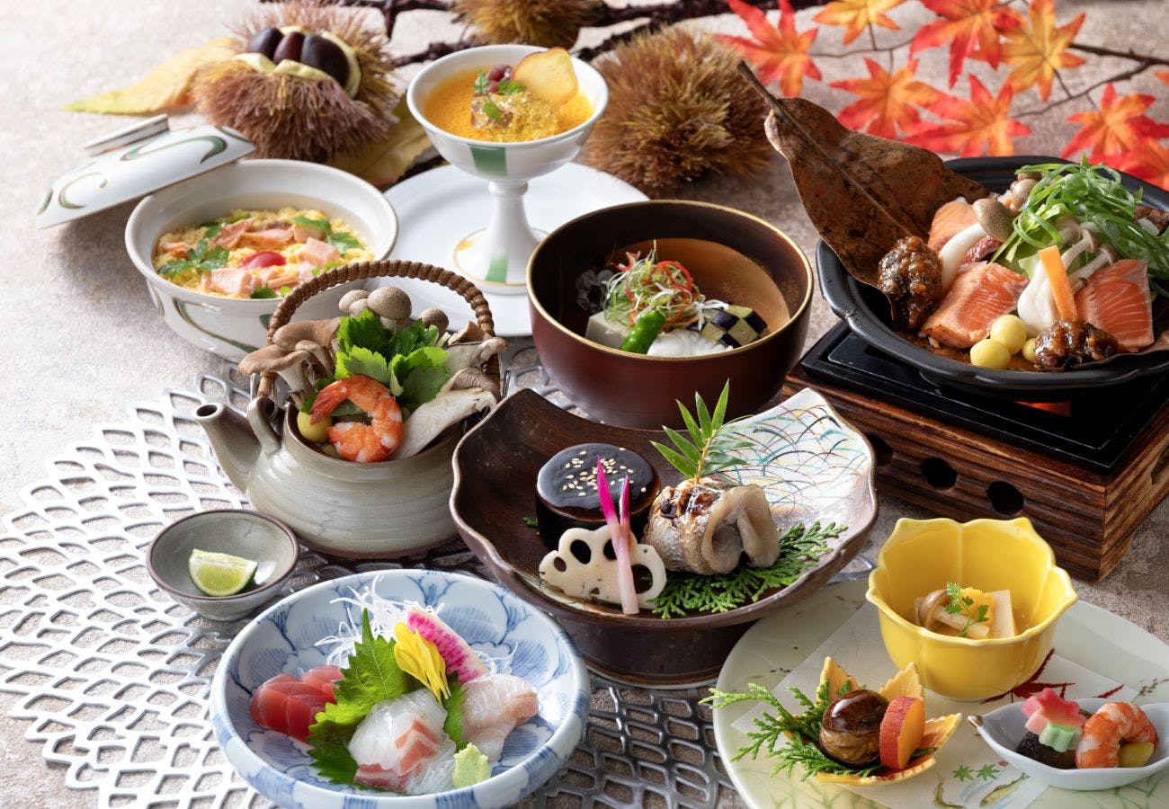 9、10月 味覺會席（示意圖）