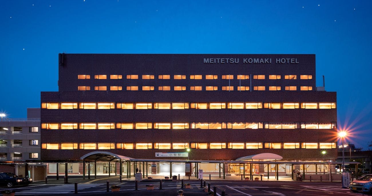 Pemandangan malam di Hotel Meitetsu Komaki