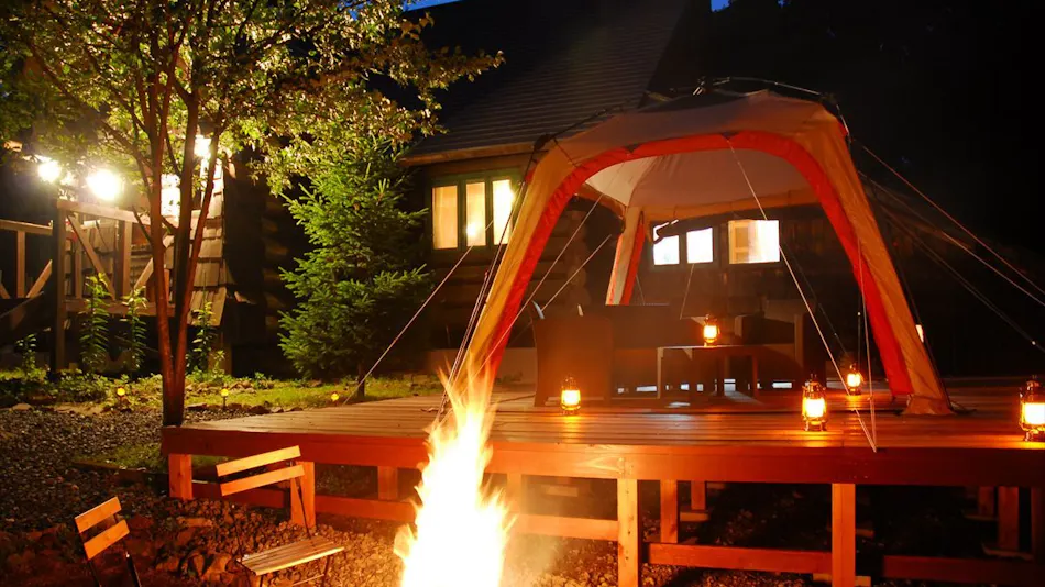 Hiruzen Glamping Cottage Forest Walk