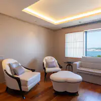 Suite with Open-Air Bath│livingRoom