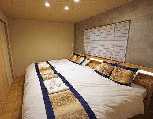 大好評！ふかふかのダブルベッド×２台