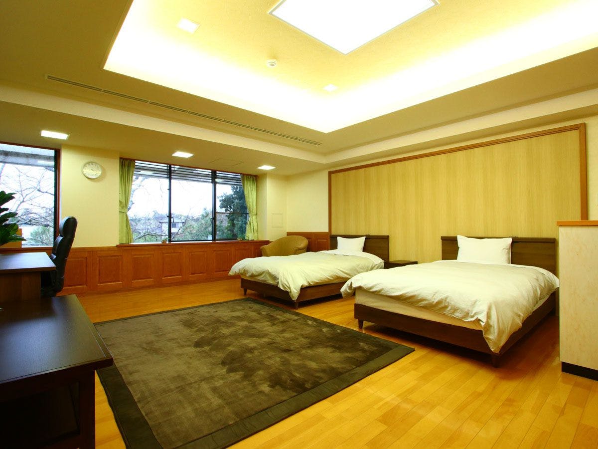 온천이 있는 스위트룸