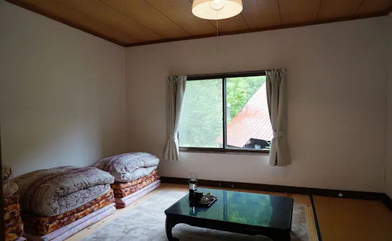 อาคารฝั่งตะวันตก - ห้องพื้นไม้ 13 ตารางเมตร + เสื่อทาทามิ 2 ผืน