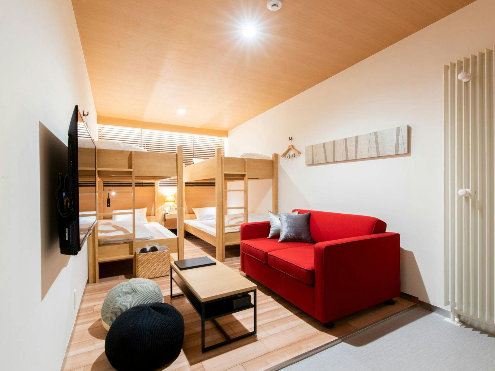 【ห้องพรีเมียม】เตียงสองชั้น