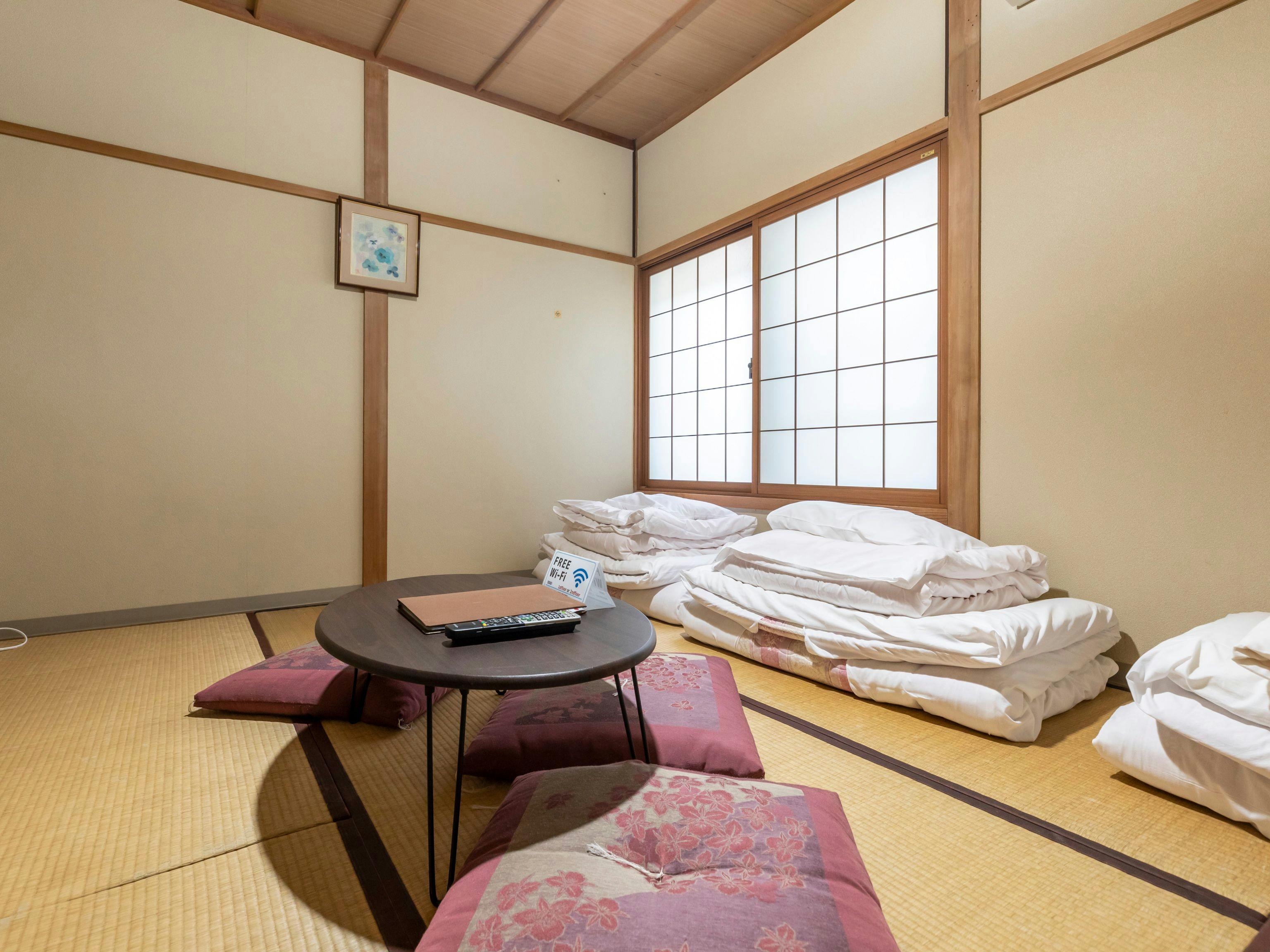 【ปลอดบุหรี่】ห้องสไตล์ญี่ปุ่นสำหรับ 1-3 ท่าน (ไม่มีอ่างอาบน้ำและห้องน้ำ)