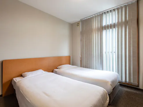 【ห้ามสูบบุหรี่】ห้องเตียงคู่