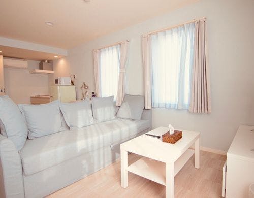 デラックス・ツインルームのベッド