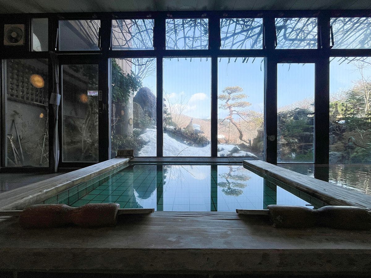 #후쿠주노유　눈 덮인 풍경이 펼쳐지는 힐링의 시간.