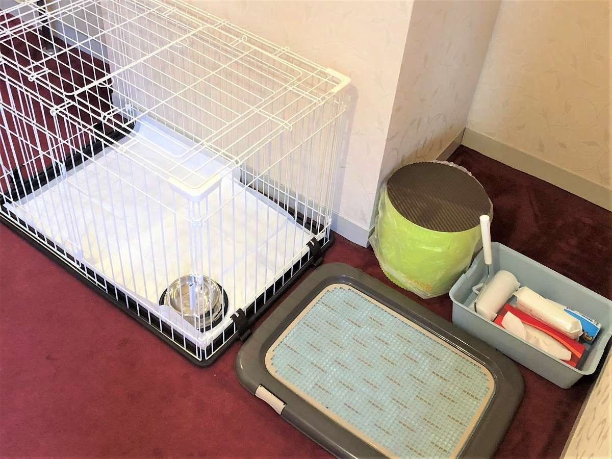 มีอุปกรณ์สำหรับสัตว์เลี้ยงเตรียมไว้ในห้องพัก