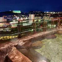 Pemandian air panas terbuka di rooftop (pria)