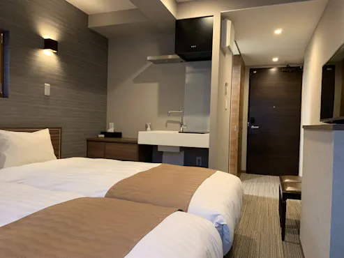 【Bebas Rokok】Kamar Twin 20 meter persegi