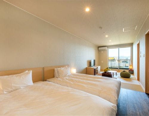 【天然温泉】半露天風呂（桶風呂一例）