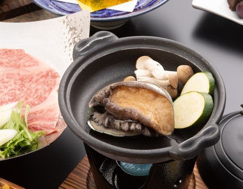 【お食事】鮑踊り焼き
