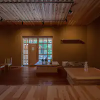 ห้องบ่อน้ำที่บูชาแหล่งน้ำ "ยุย โนะ อิ" ของที่พัก