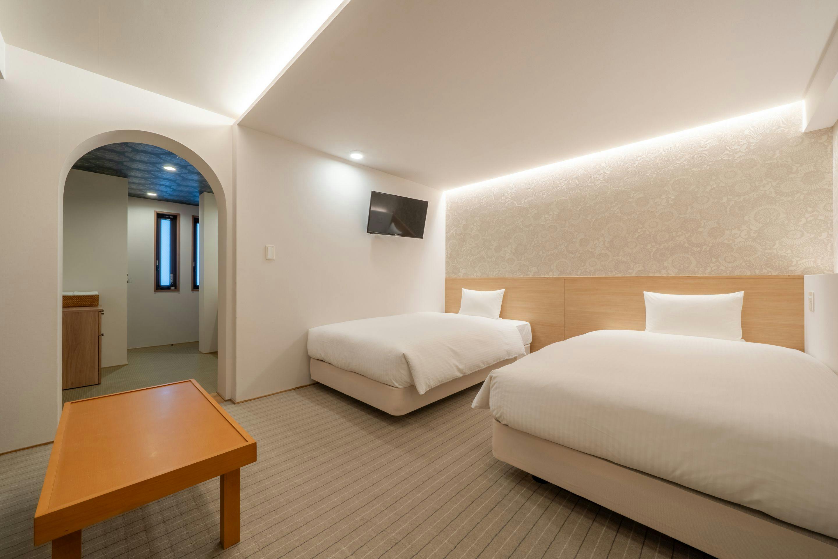 Hachi Inn ห้องพักเดอลักซ์ทริปเปิล