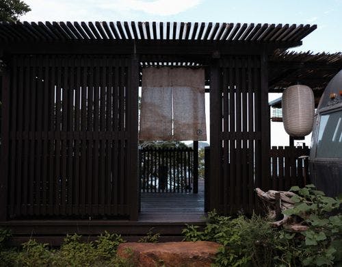 提灯ぶら下げて、お出迎え