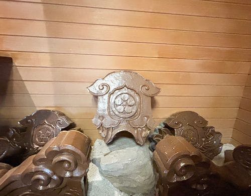 当時の面影「鬼瓦」