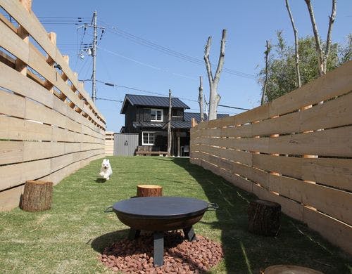 自然の中でのグランピングヴィラ