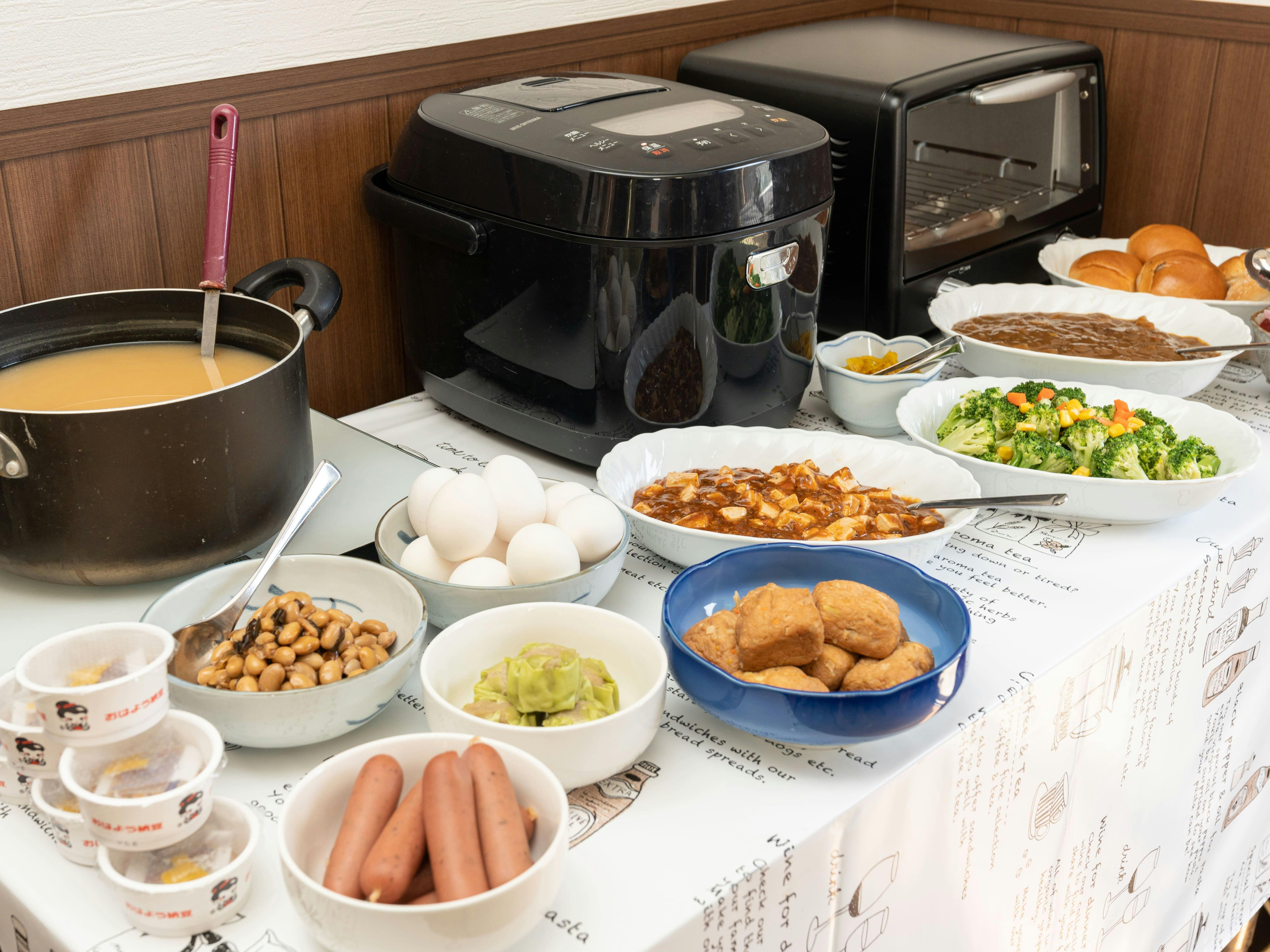 조식은 뷔페 스타일로 제공됩니다!