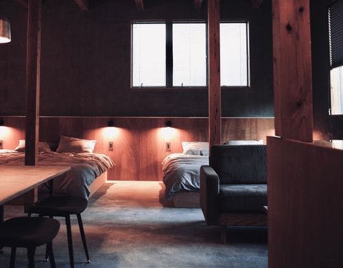 キッチンから寝室