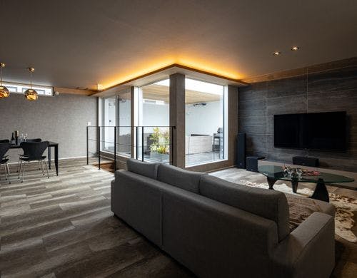 sky garageリビング