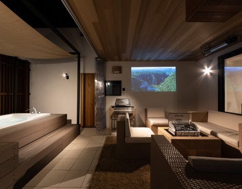 flatアウトドアリビング