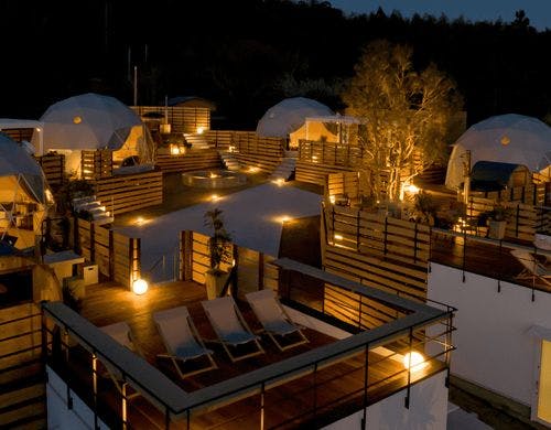 浜名湖畔のラグジュアリーグランピング