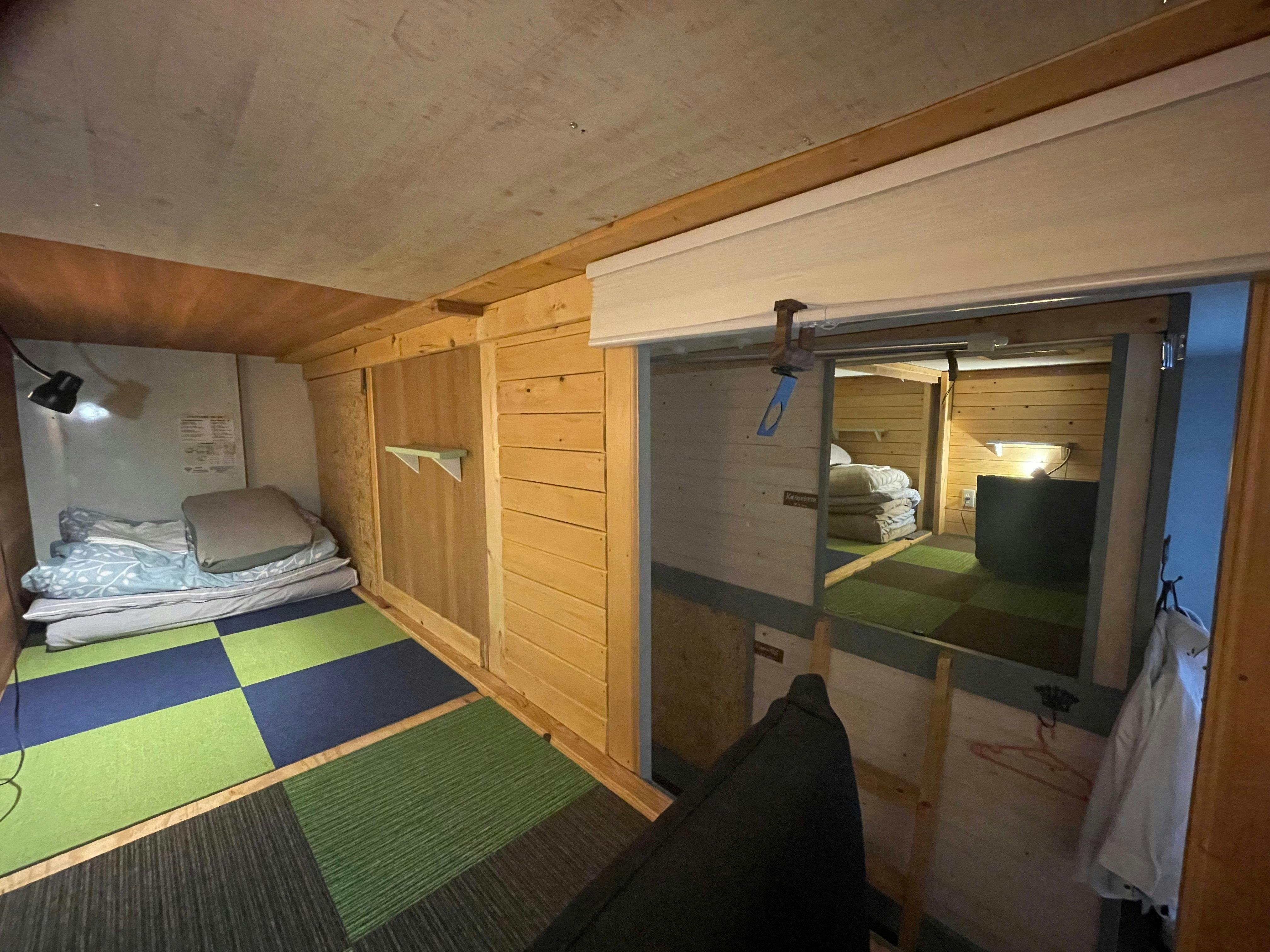 반개인실 트윈룸 2층에서의 모습