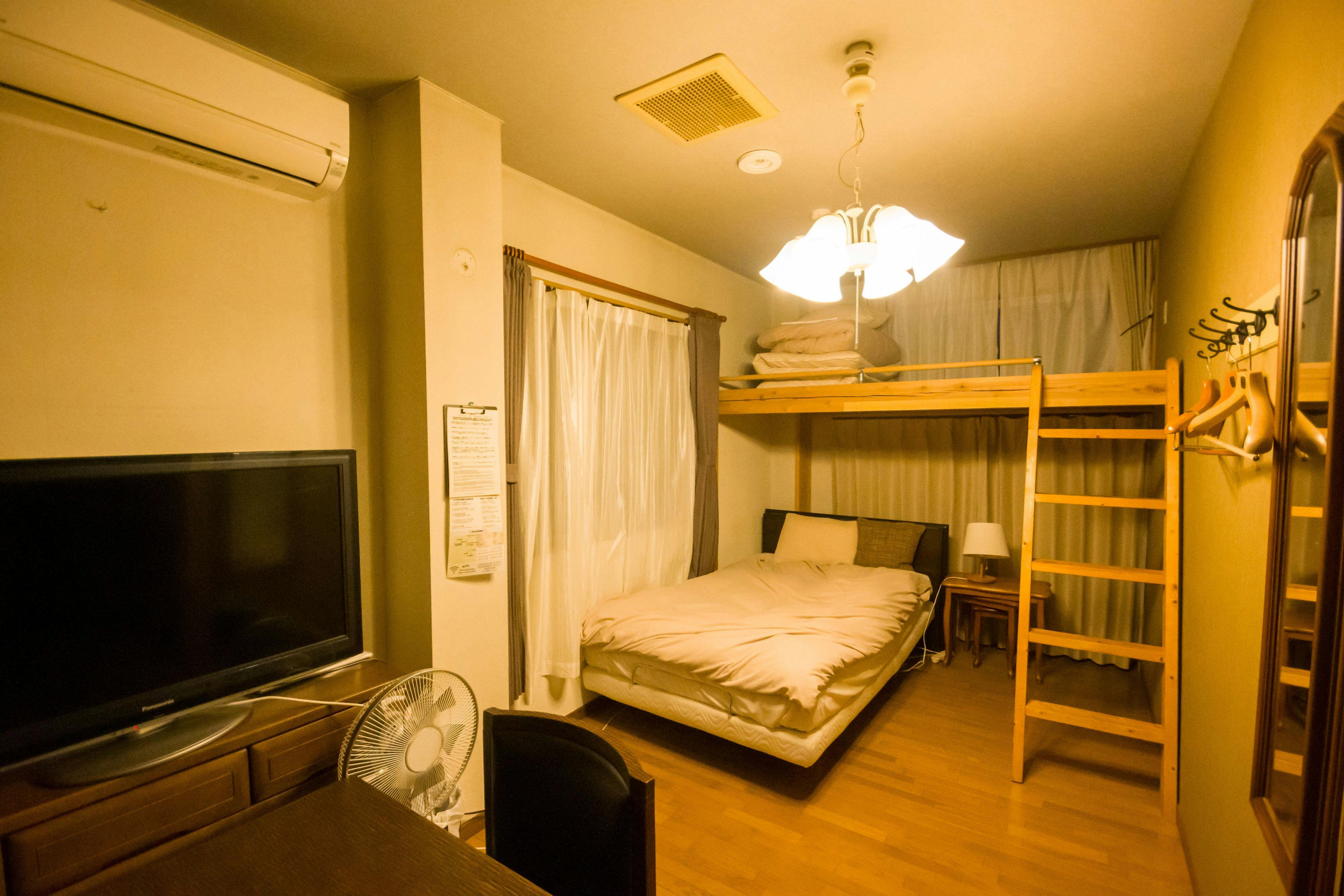 ห้องทวิน เตียงแบบลอฟท์