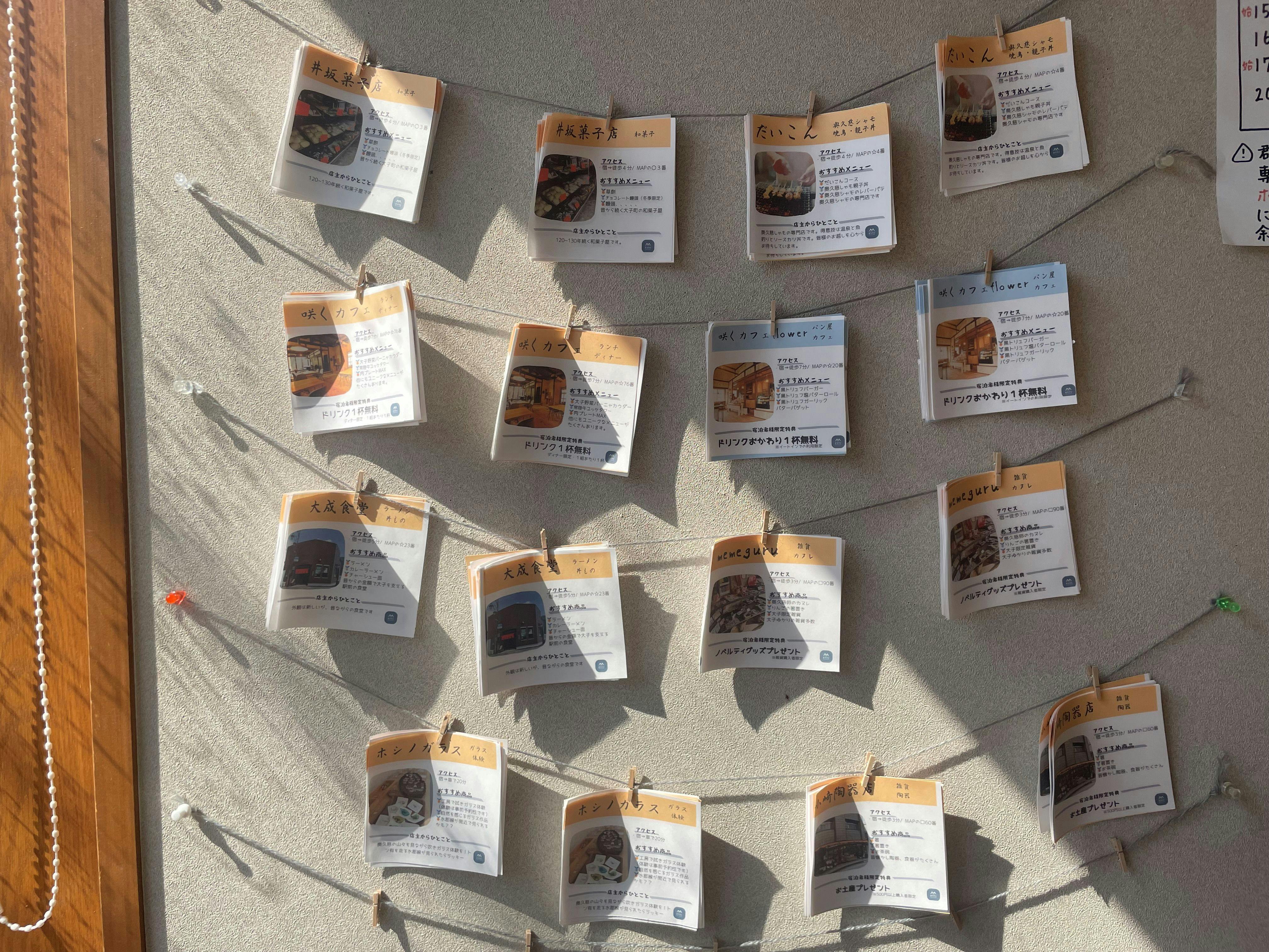 다이고 상점가 마을 산책 매장