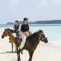 Nikmati pelancongan di Pulau Kumejima♪