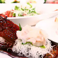 อาหารเย็น◆ซาชิมิกุ้งอิเสะสดใหม่ที่มีเนื้อสัมผัสกรอบเด้ง.