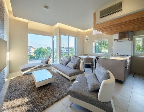 ハナレ　102　リビングダイニング